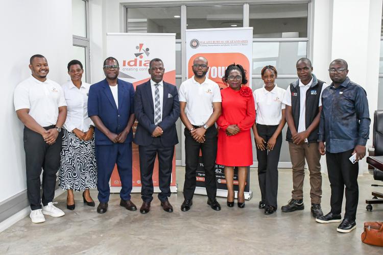 Idias and MBS pose for a picture after a successful collaborative session